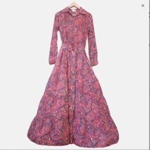 Bohemian Paisley Maxi Dress size M